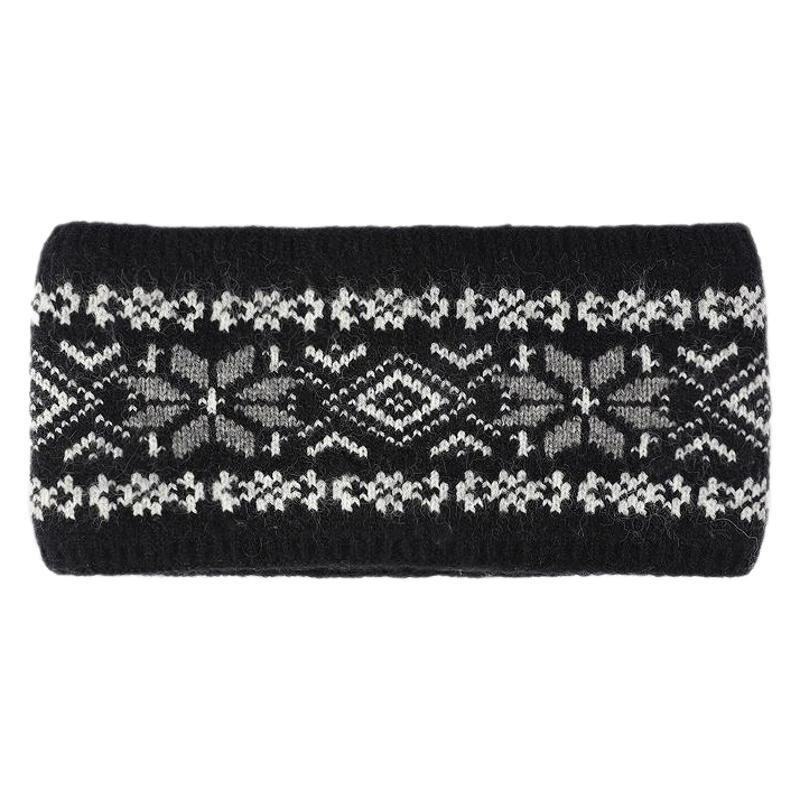 Knitted Hairband With A Wide Brim - LADYLINE X