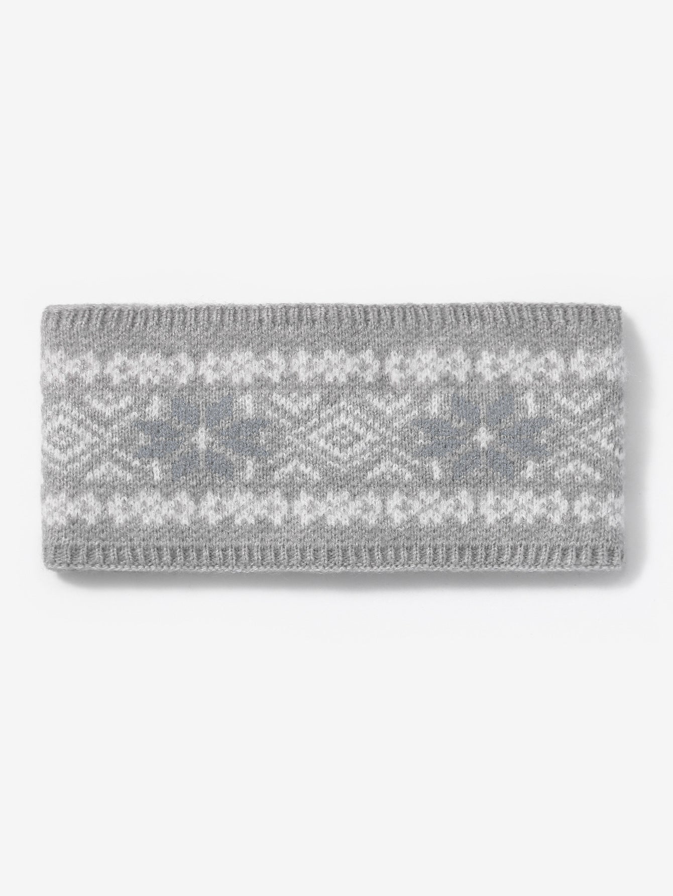 Knitted Hairband With A Wide Brim - LADYLINE X