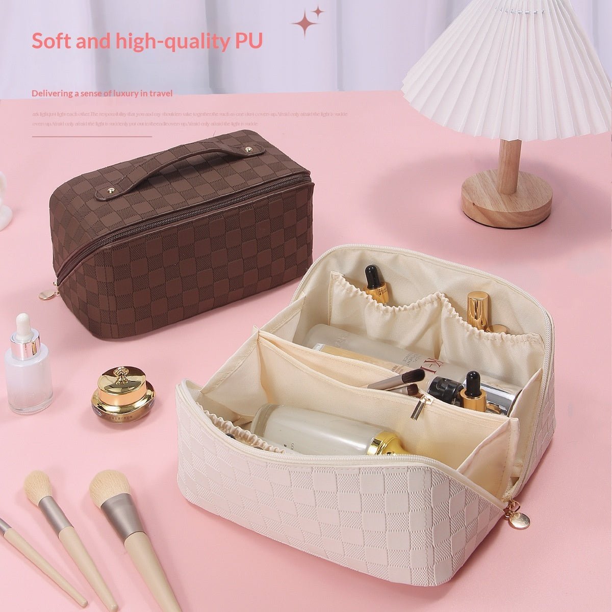 Large - Capacity Toiletry Bag Multi - Functional And Waterproof - LADYLINE X
