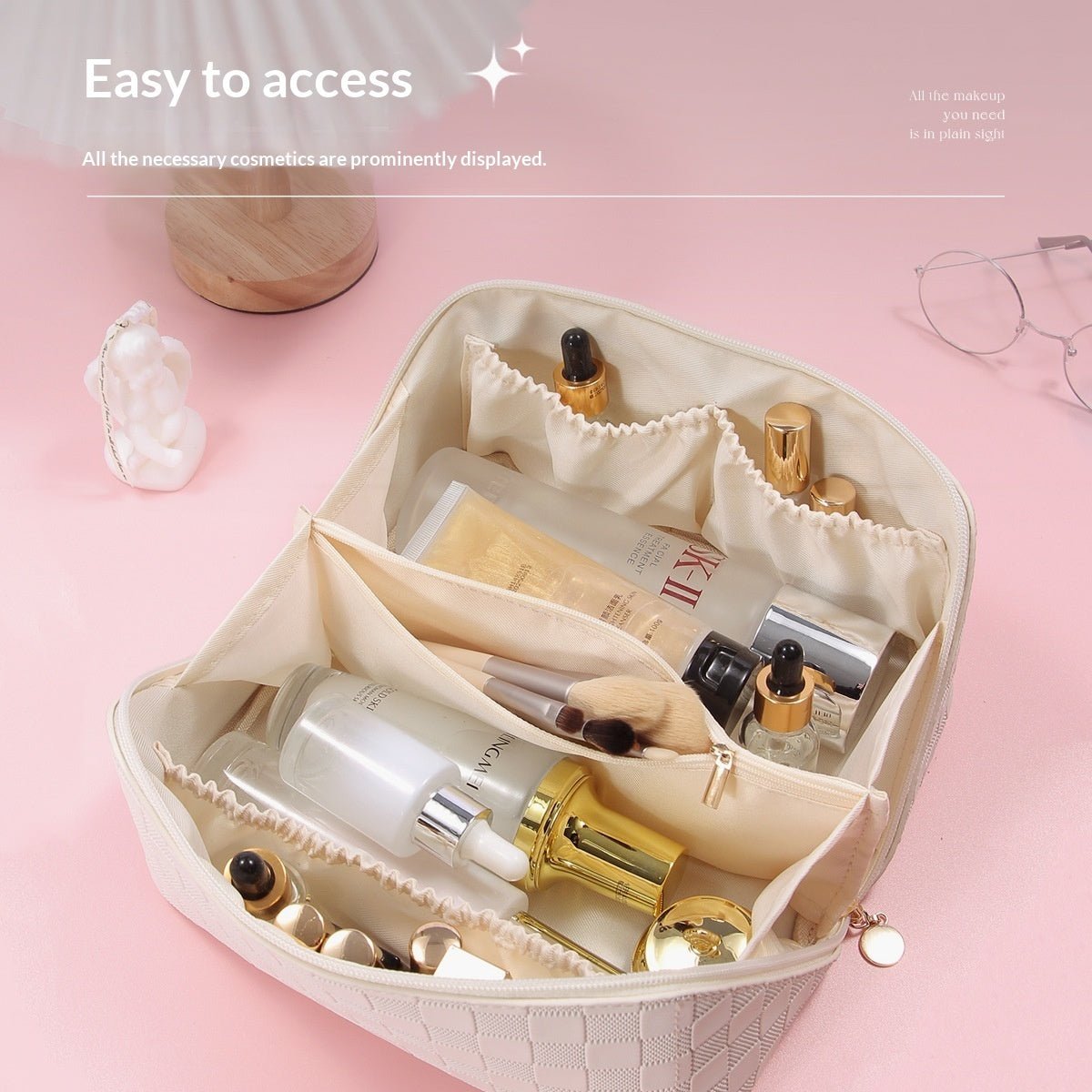 Large - Capacity Toiletry Bag Multi - Functional And Waterproof - LADYLINE X