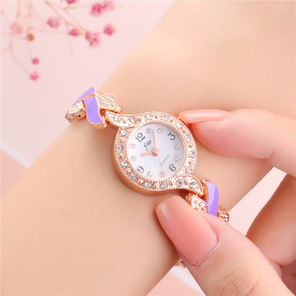 Leaf bracelet quartz wrist watch - LADYLINE X
