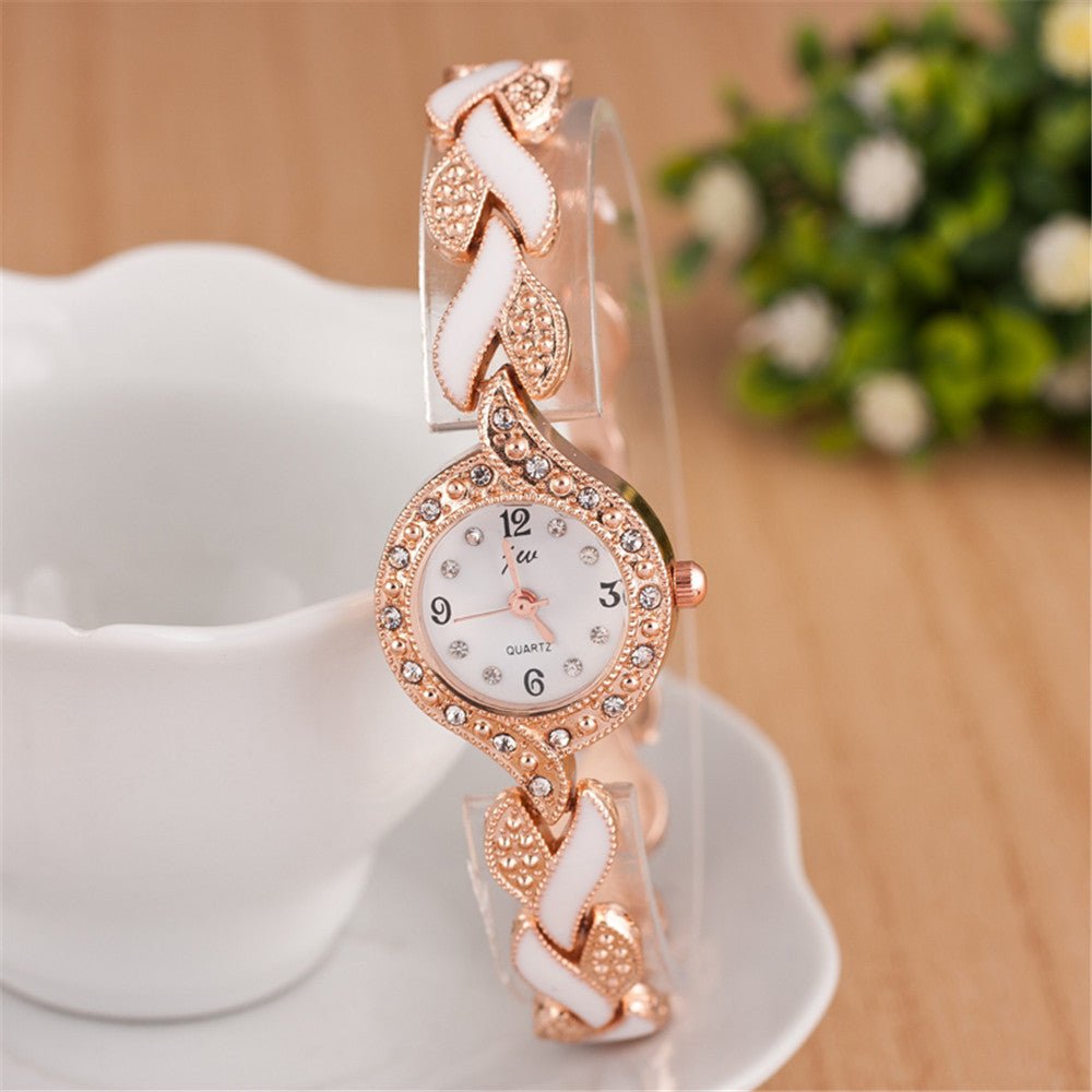 Leaf bracelet quartz wrist watch - LADYLINE X