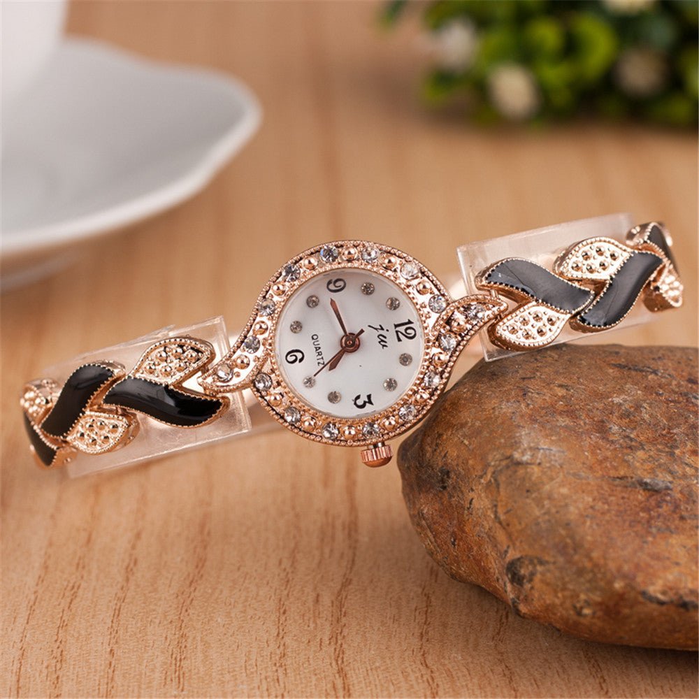 Leaf bracelet quartz wrist watch - LADYLINE X
