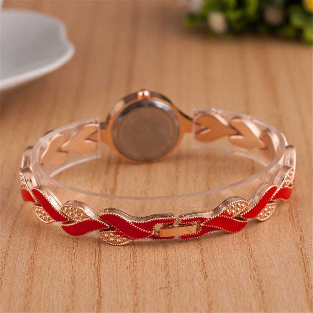 Leaf bracelet quartz wrist watch - LADYLINE X