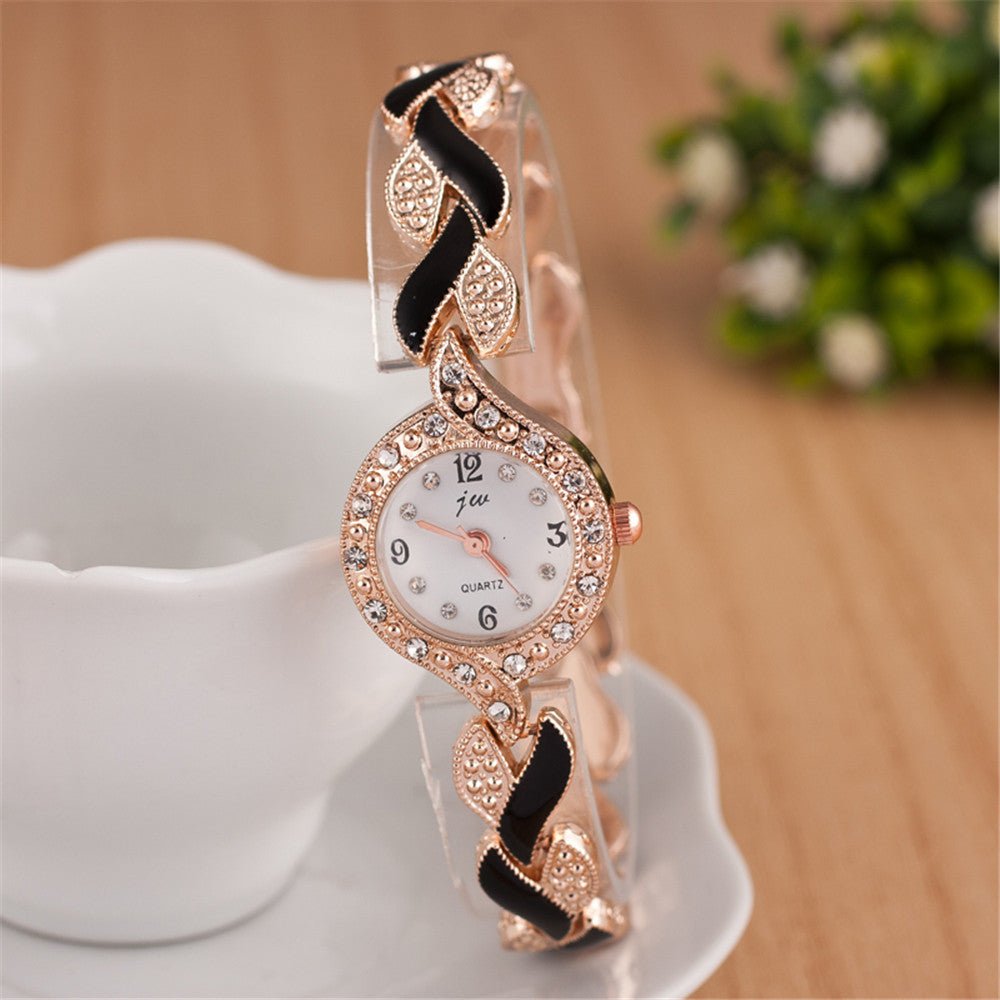 Leaf bracelet quartz wrist watch - LADYLINE X