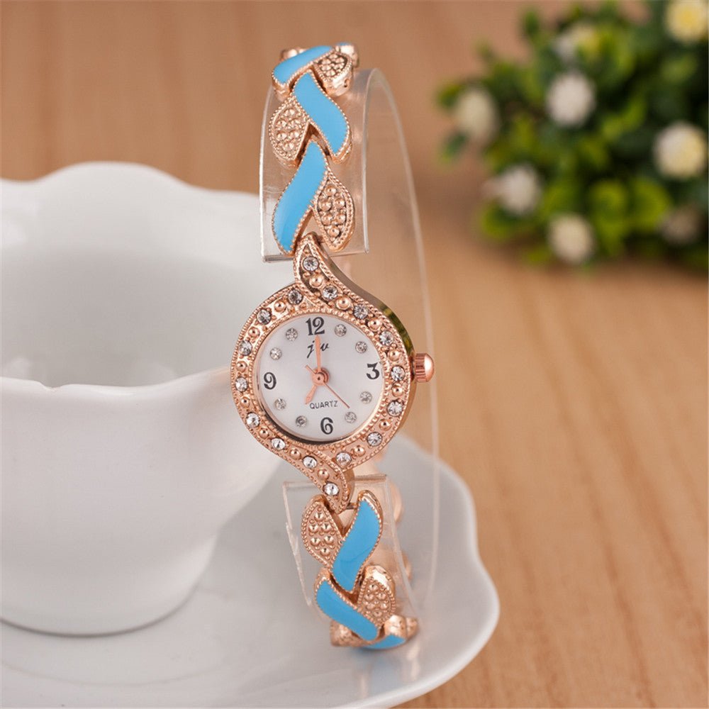 Leaf bracelet quartz wrist watch - LADYLINE X
