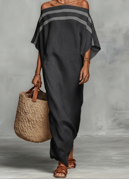 Loose And Lazy One - Shoulder Dress - LADYLINE X