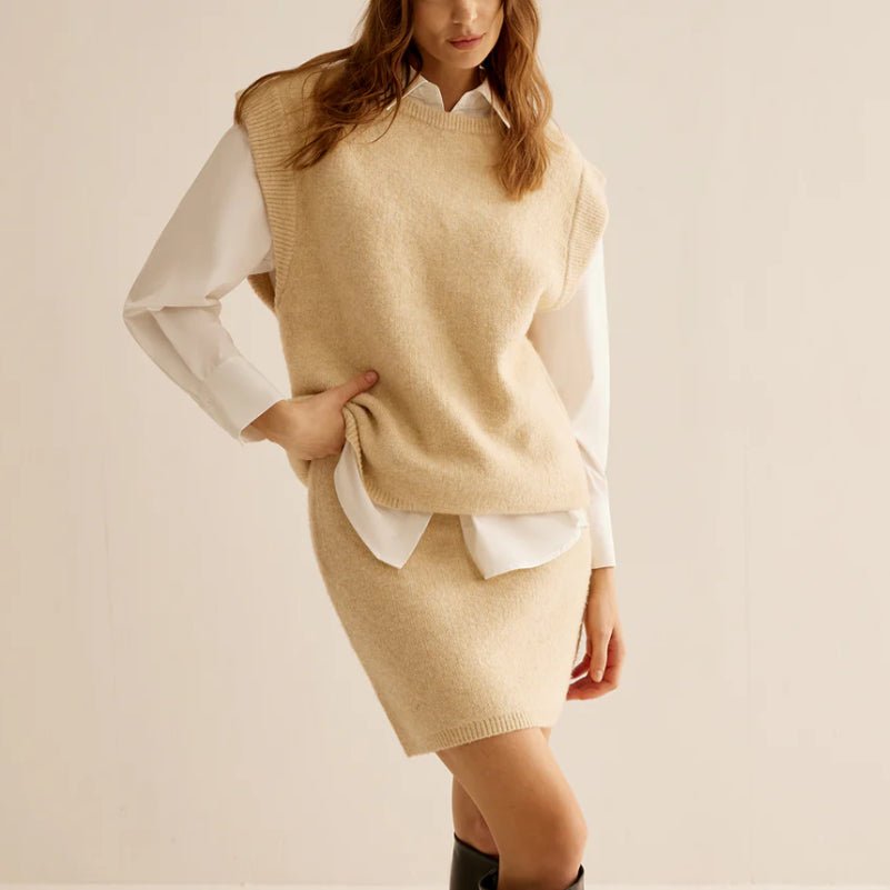 New Autumnwinter Elastic - waist Skirt - LADYLINE X
