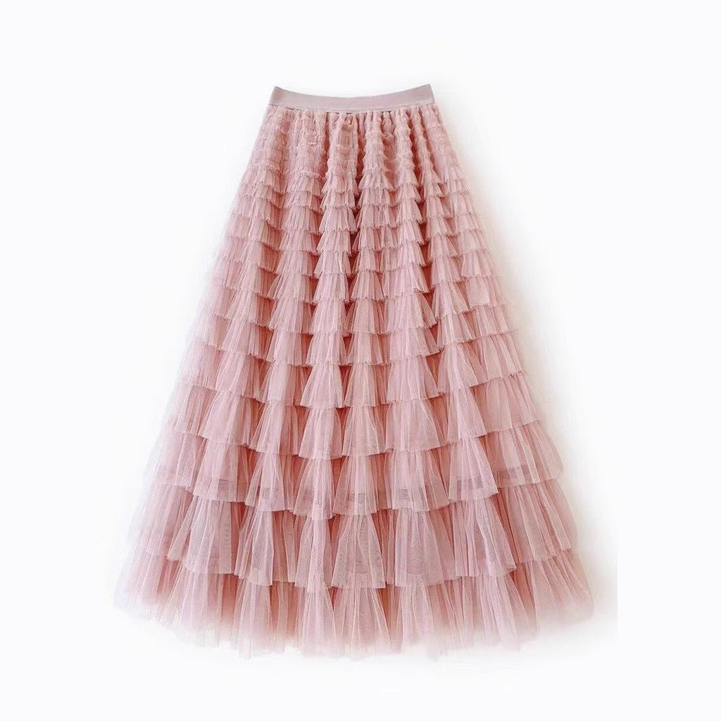 New Mesh Cake Skirt For Women Spring Style - LADYLINE X
