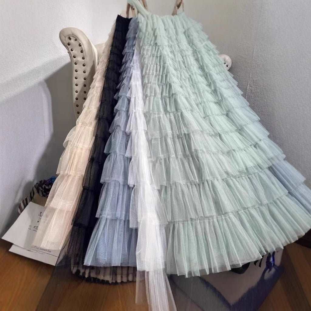 New Mesh Cake Skirt For Women Spring Style - LADYLINE X