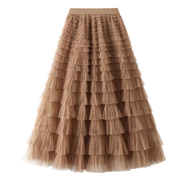 New Mesh Cake Skirt For Women Spring Style - LADYLINE X