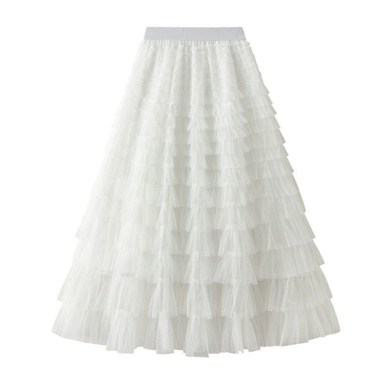 New Mesh Cake Skirt For Women Spring Style - LADYLINE X