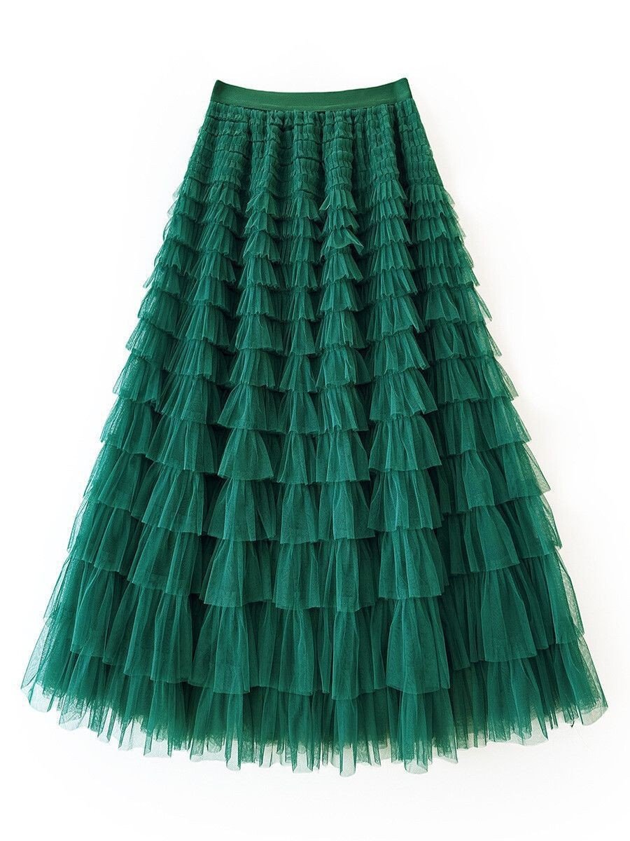 New Mesh Cake Skirt For Women Spring Style - LADYLINE X