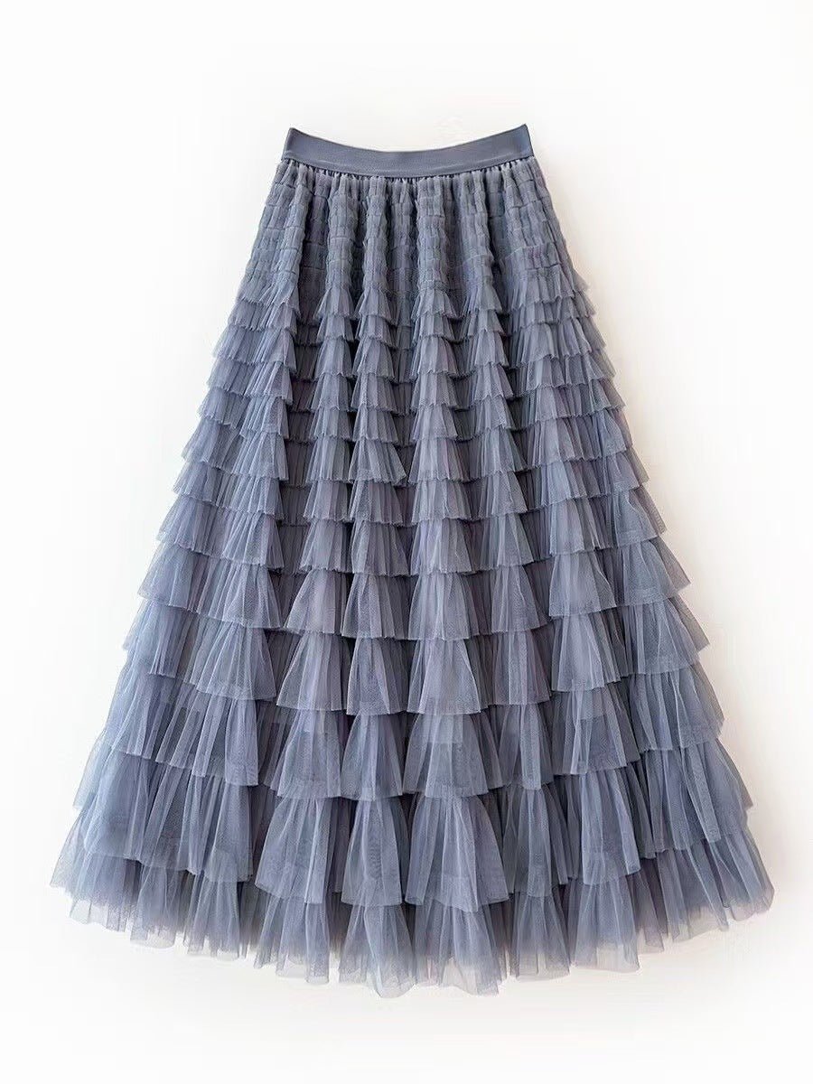 New Mesh Cake Skirt For Women Spring Style - LADYLINE X