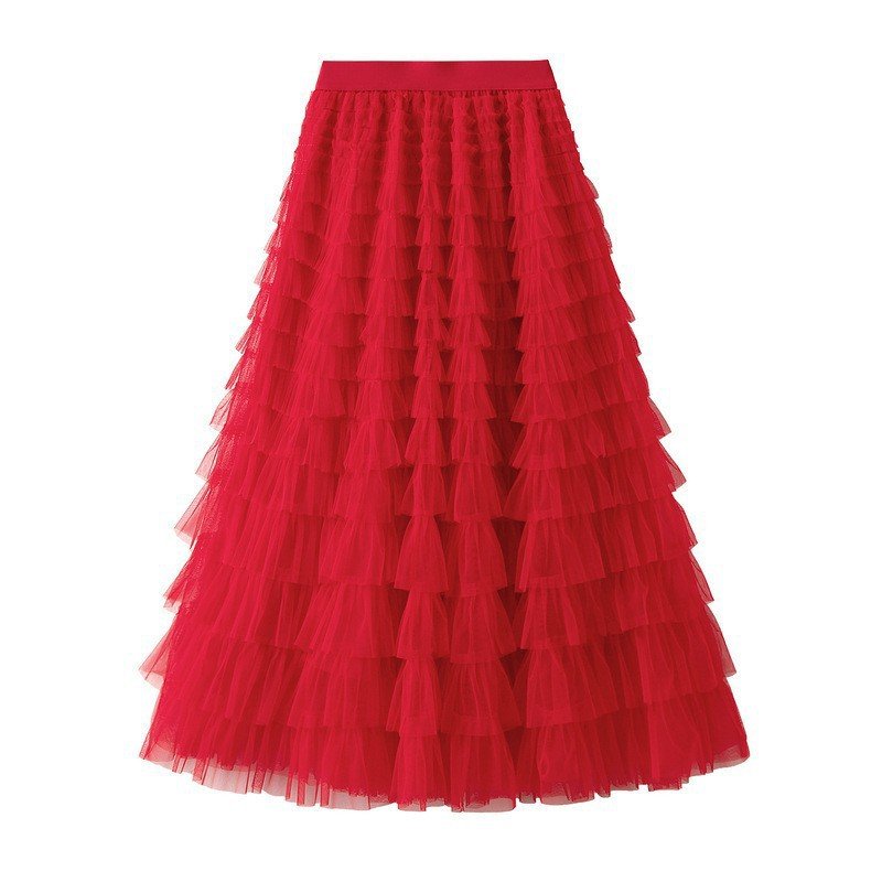 New Mesh Cake Skirt For Women Spring Style - LADYLINE X