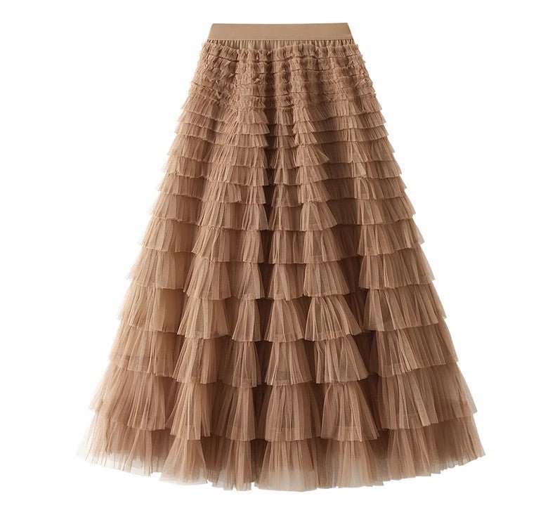 New Mesh Cake Skirt For Women Spring Style - LADYLINE X