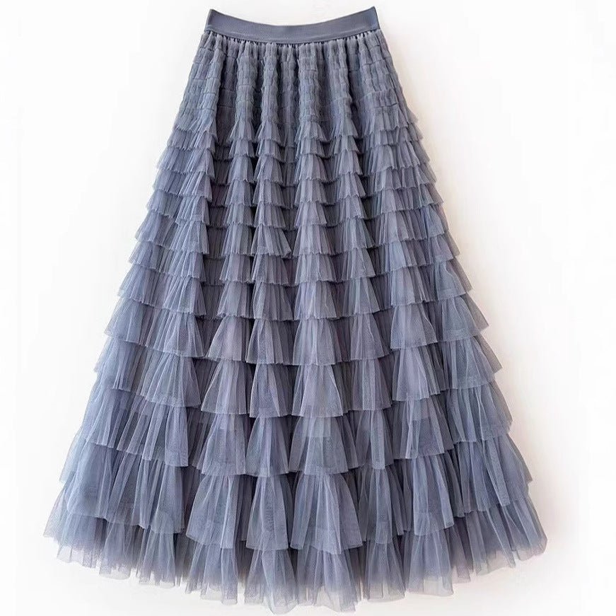 New Mesh Cake Skirt For Women Spring Style - LADYLINE X