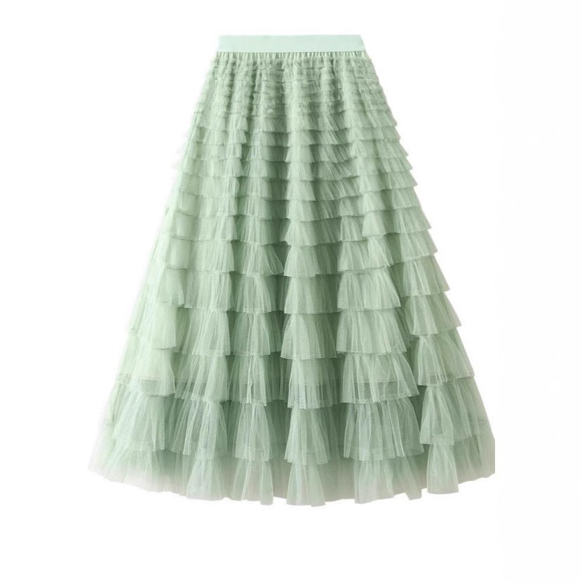 New Mesh Cake Skirt For Women Spring Style - LADYLINE X