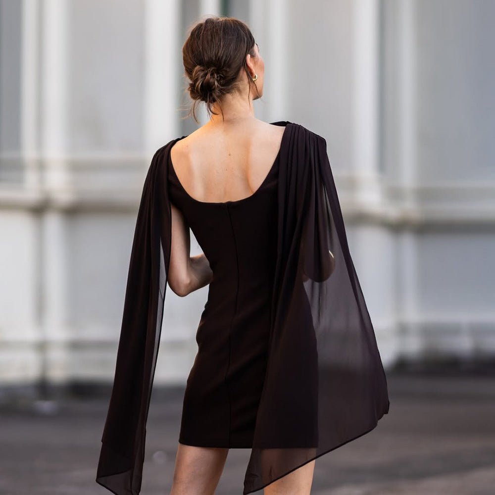 New Solid - Colored Ribbon Womens Dress - LADYLINE X
