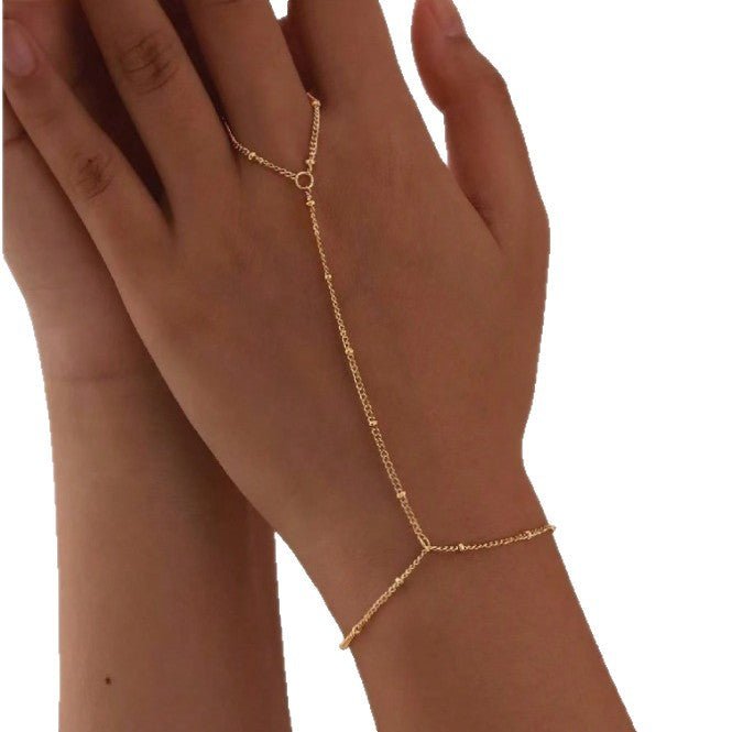 New Stylish Ring Bracelet With A Light - luxury High - end Vibe - LADYLINE X