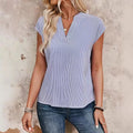 New Womens Sleeveless Striped Blouse - LADYLINE X