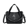 Niche Chain Versatile Genuine Leather Pleated Shoulder Bag - LADYLINE X