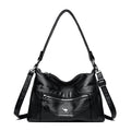 Niche Genuine Leather Double - sided Kangaroo Shoulder Crossbody Bag - LADYLINE X