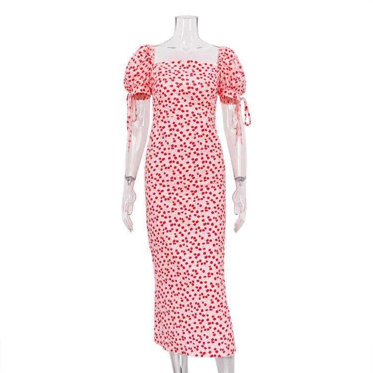 Off - shoulder Slim - fit New Resort - style Dress - LADYLINE X