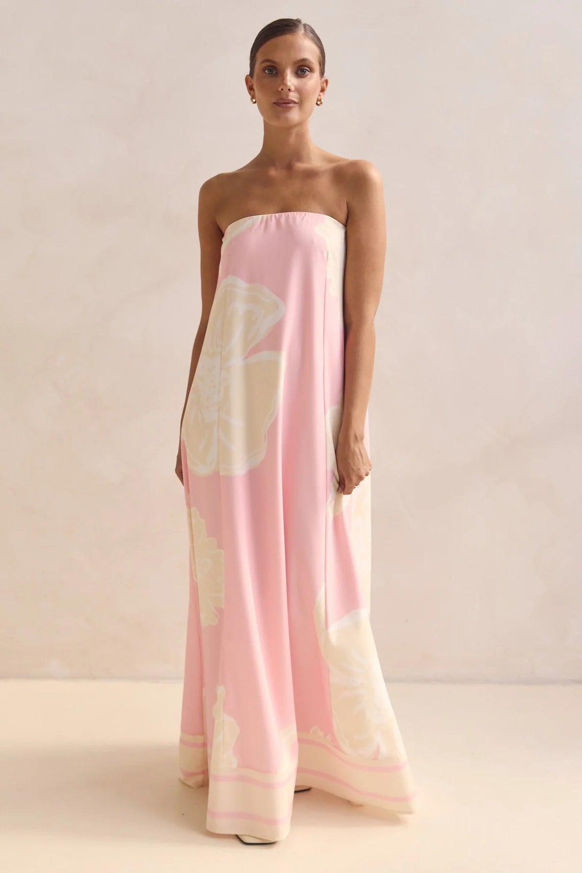 Off - the - shoulder Printed Slip Dress For Women - LADYLINE X