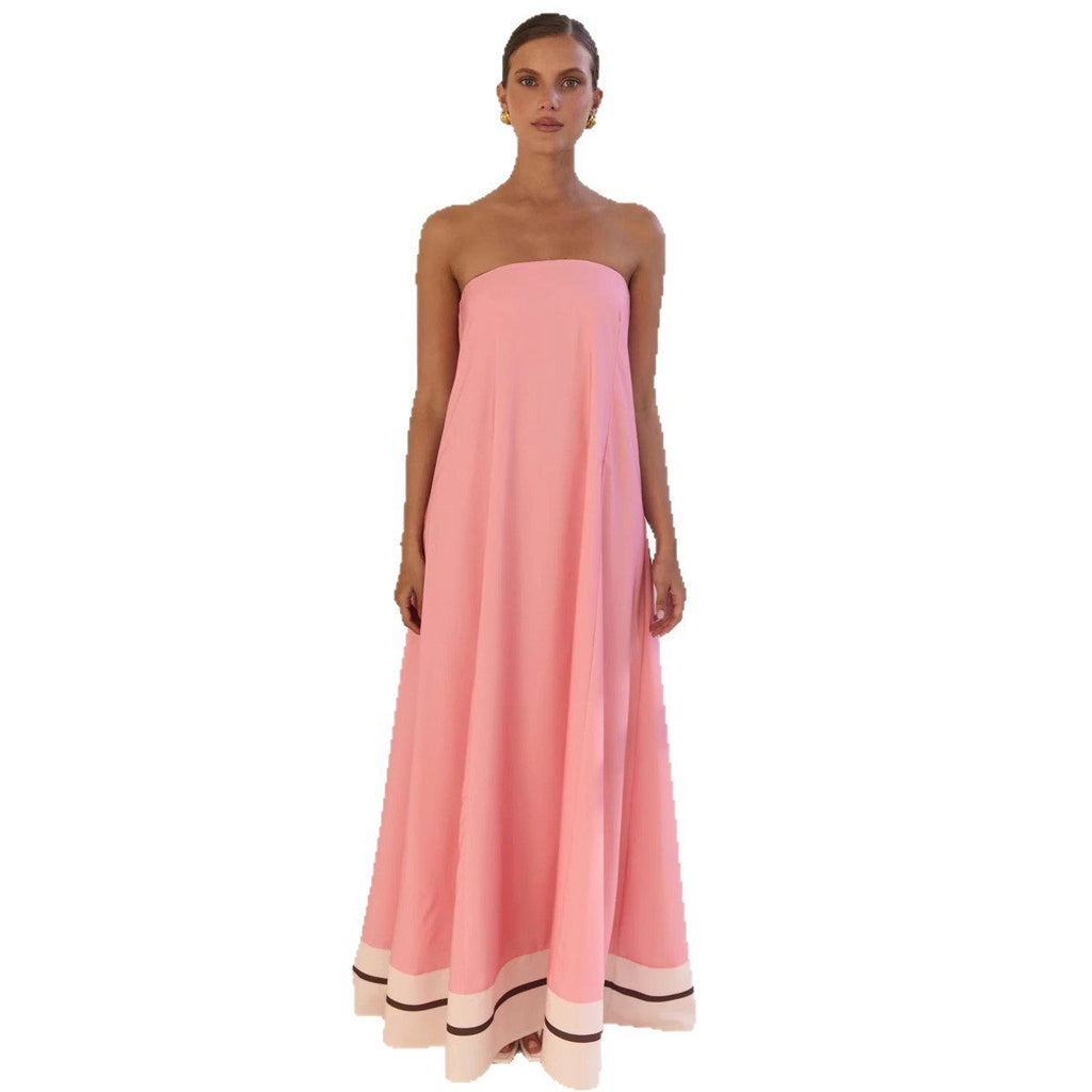 Off - the - shoulder Printed Slip Dress For Women - LADYLINE X