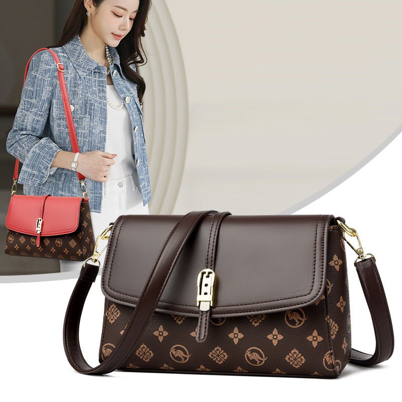 Printed High - Capacity Shoulder Bag - LADYLINE X