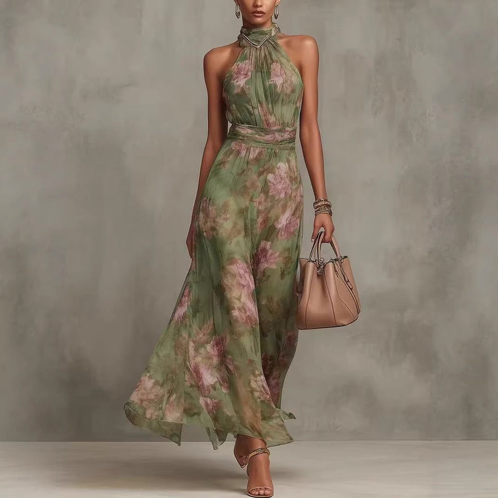 Resort - style Waist - cinching Figure - flattering Dress - LADYLINE X