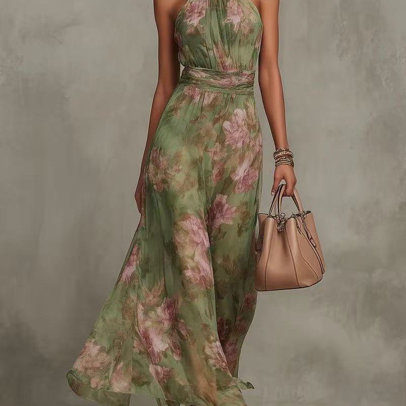 Resort - style Waist - cinching Figure - flattering Dress - LADYLINE X