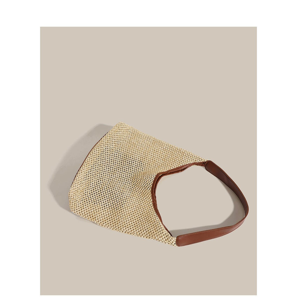 Retro Straw Woven Tote Beach Bag - LADYLINE X