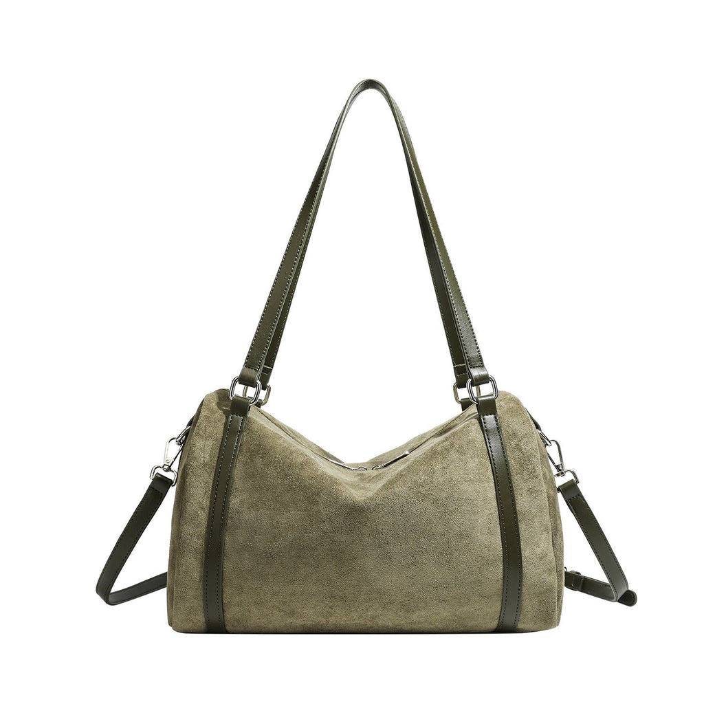 Retro Suede Tote Bag Womens Large - Capacity Crossbody Bag - LADYLINE X