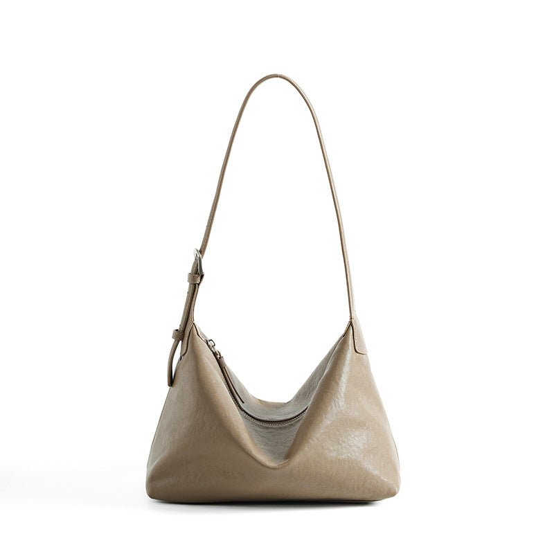 Retro Tanned Leather Casual Shoulder Underarm Bag - LADYLINE X