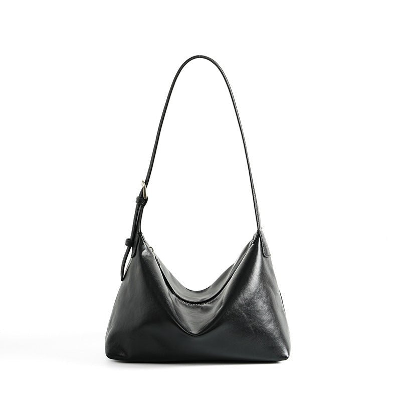 Retro Tanned Leather Casual Shoulder Underarm Bag - LADYLINE X