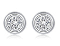 Round Pie Shape S925 Sterling Silver Inlaid Moissanite Jewelry Set - LADYLINE X