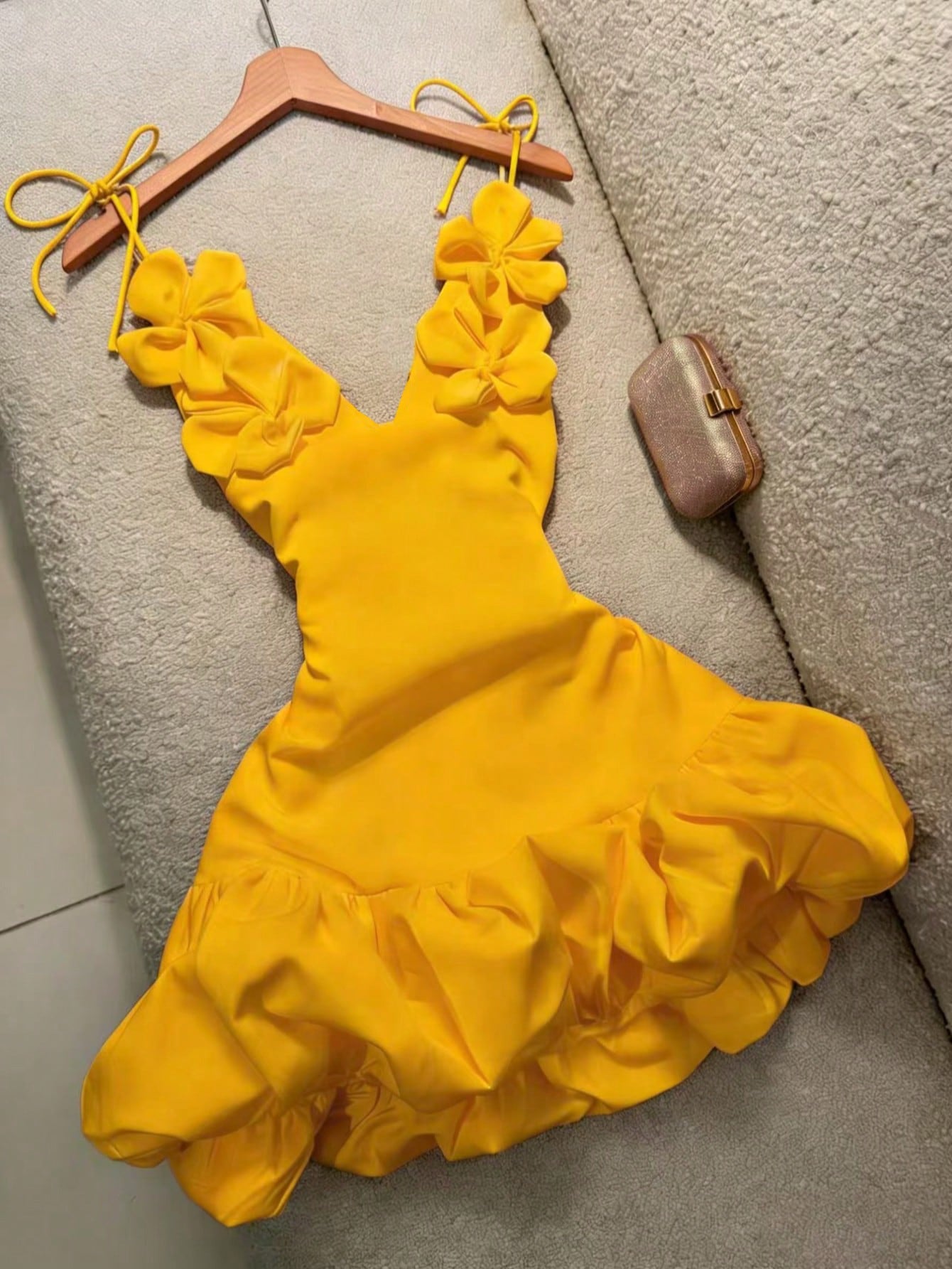 Sexy Bud Blossom Floral Strap Holiday Dress - LADYLINE X