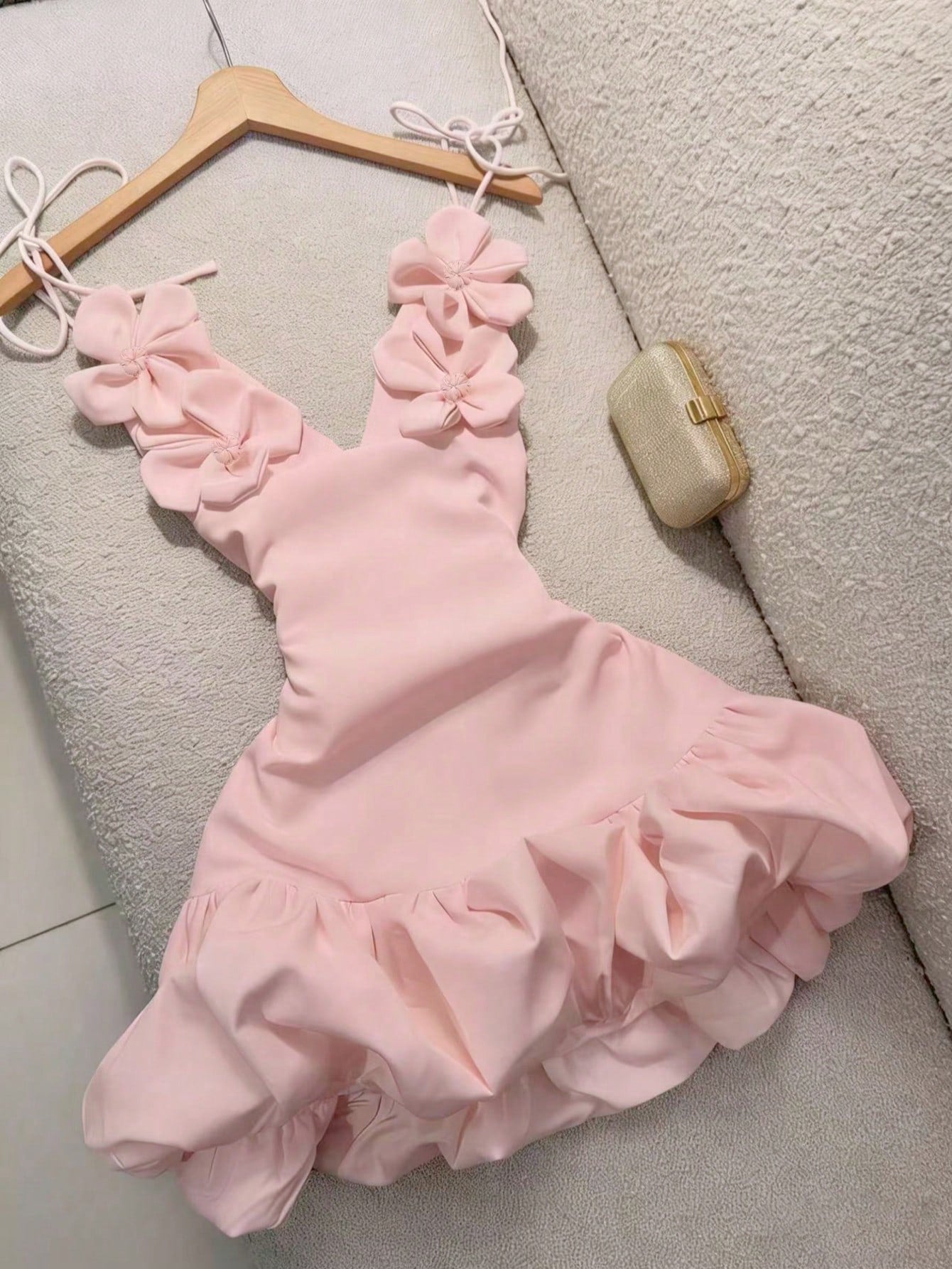 Sexy Bud Blossom Floral Strap Holiday Dress - LADYLINE X
