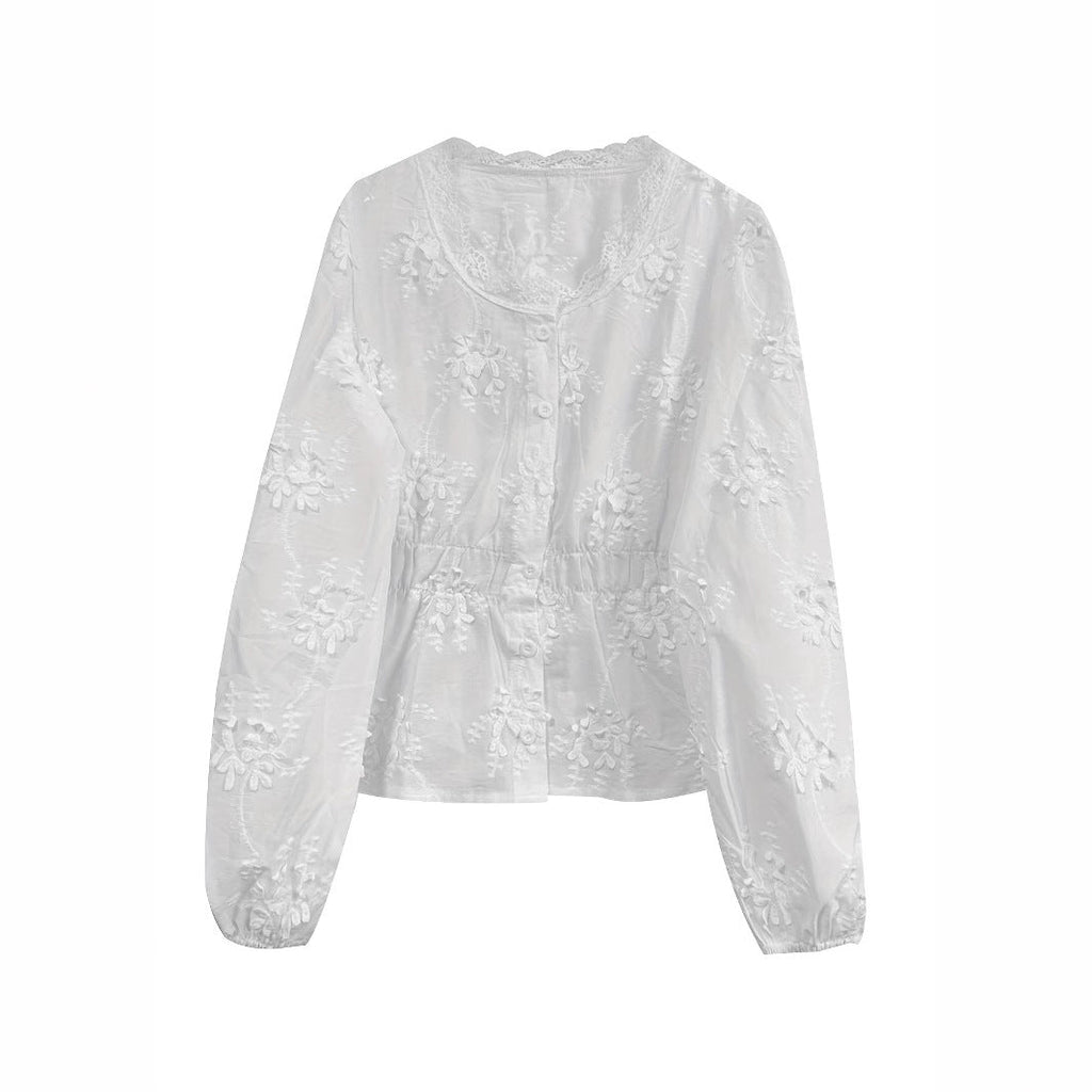 Sexy Womens U - Neck Loose - Fit Long - Sleeve Shirt Top - LADYLINE X