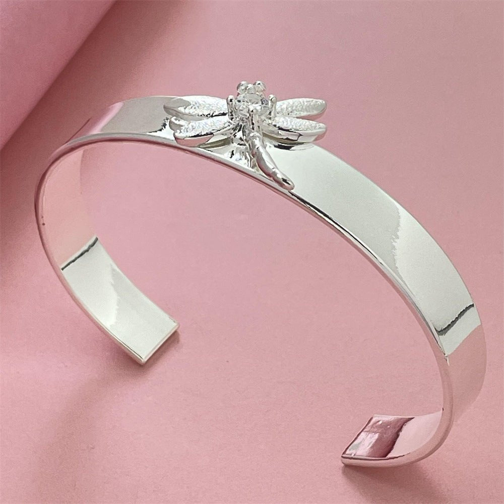 Silver - plated Dragonfly Bracelet - LADYLINE X