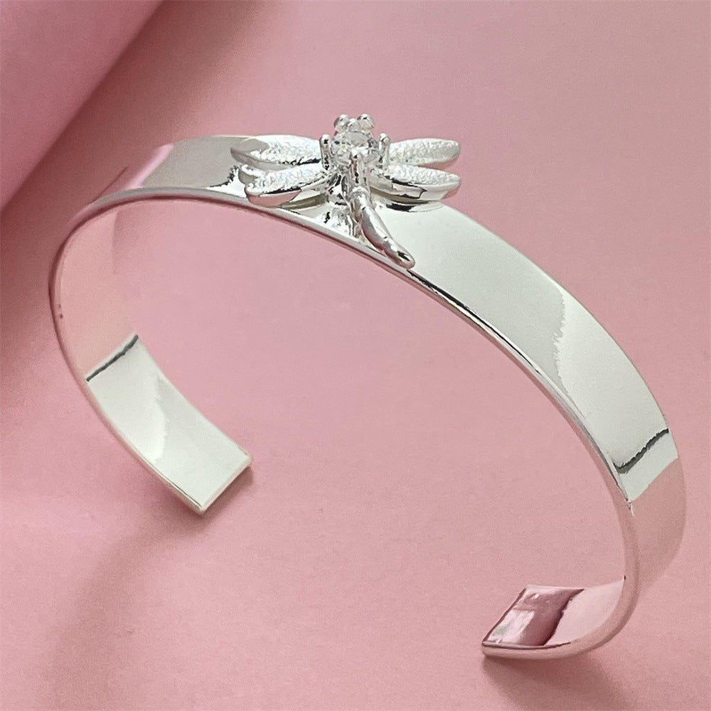 Silver - plated Dragonfly Bracelet - LADYLINE X
