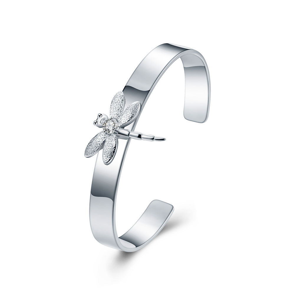 Silver - plated Dragonfly Bracelet - LADYLINE X