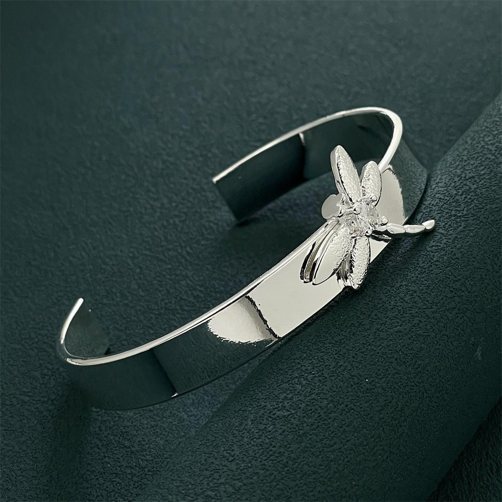 Silver - plated Dragonfly Bracelet - LADYLINE X