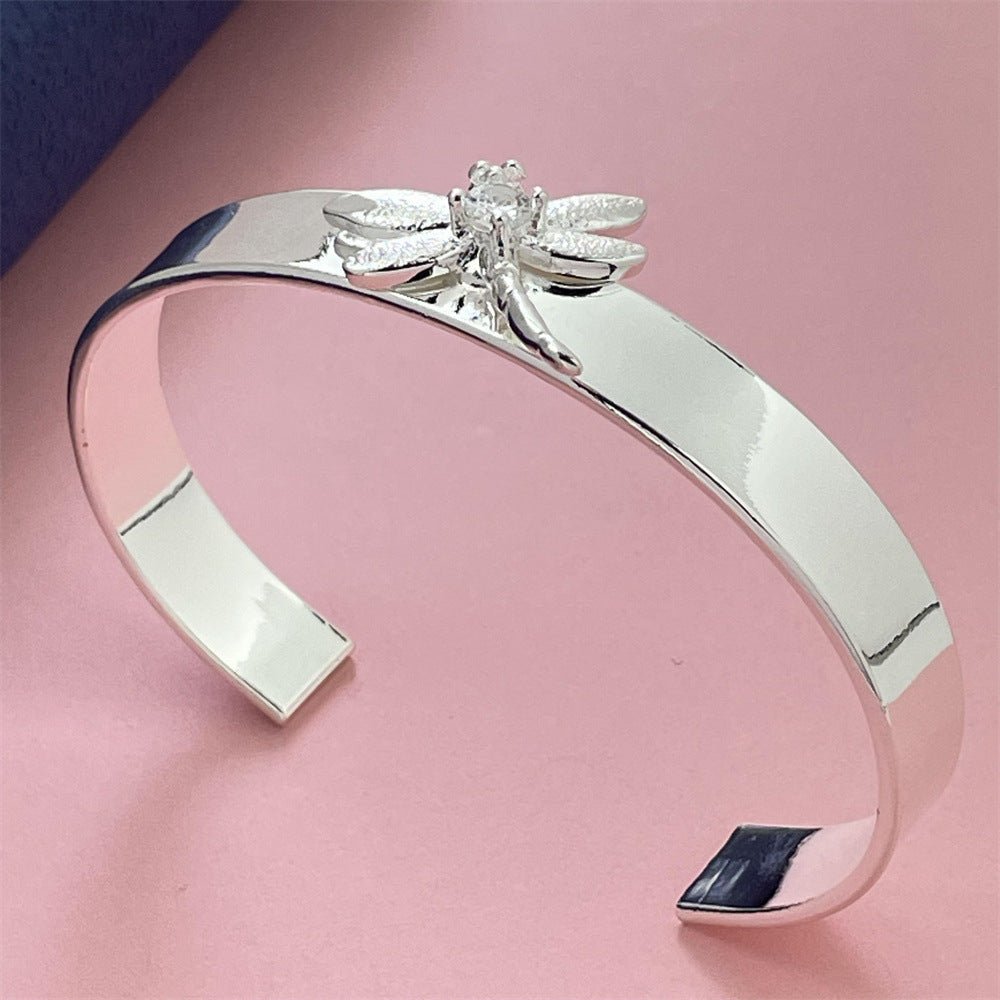 Silver - plated Dragonfly Bracelet - LADYLINE X