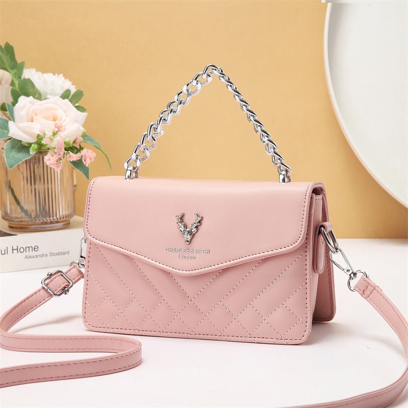 Soft Blush Quilted Mini Bag - Retro Style - LADYLINE X