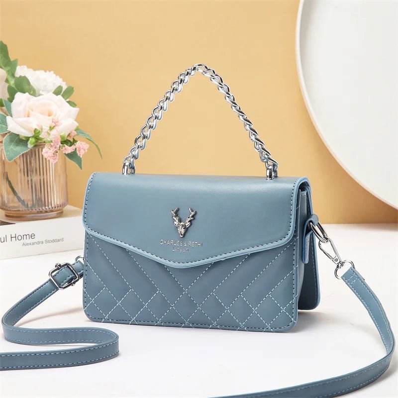 Soft Blush Quilted Mini Bag - Retro Style - LADYLINE X