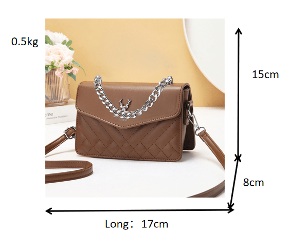 Soft Blush Quilted Mini Bag - Retro Style - LADYLINE X