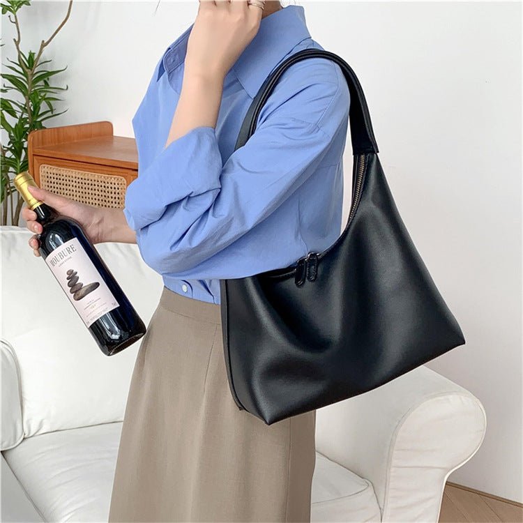 Soft - leather Shoulder Bag - LADYLINE X